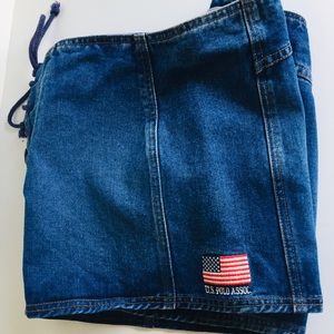Vintage 1980’s Polo Jeans Ralph Lauren Patriotic Sailor Shorts 34” Waist